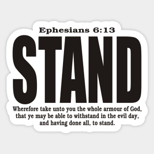 Stand Sticker